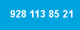 928 113 85 21